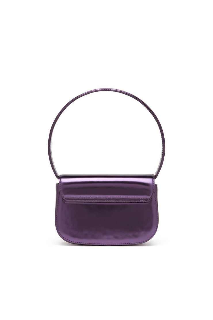 1DR-Iconica borsa a spalla in pelle specchiata