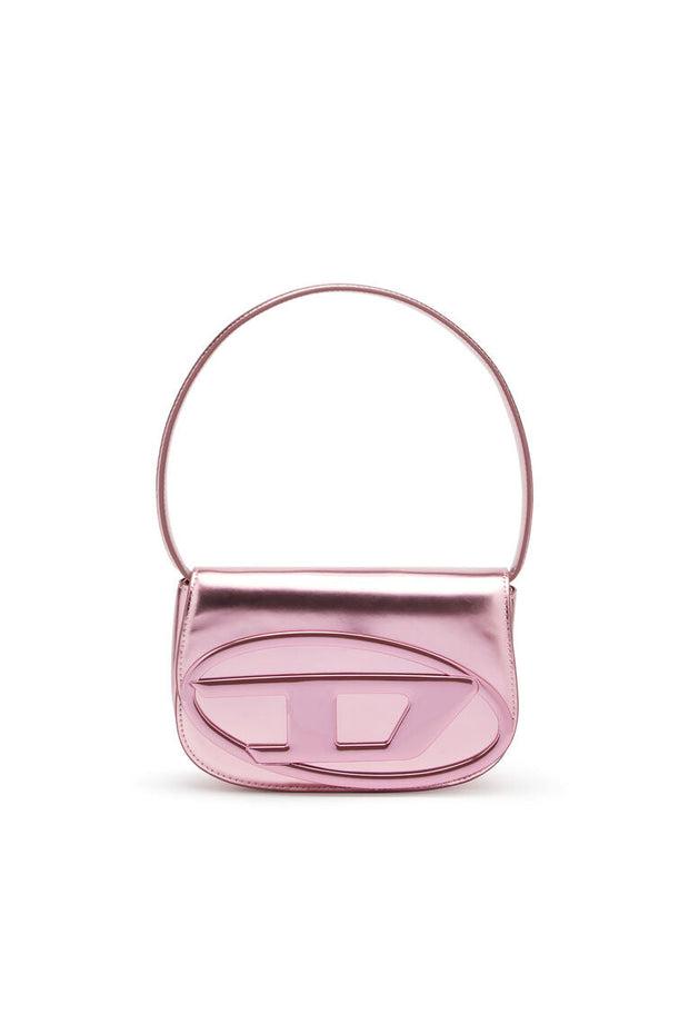 1DR-Iconica borsa a spalla in pelle specchiata