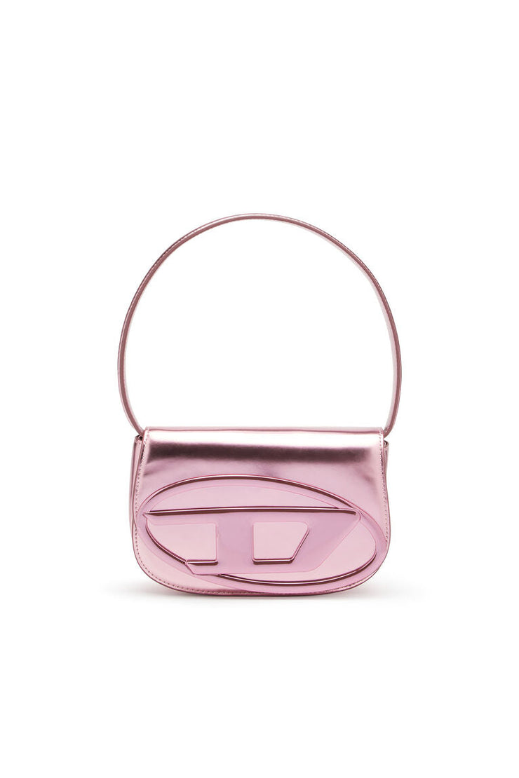 1DR-Iconica borsa a spalla in pelle specchiata
