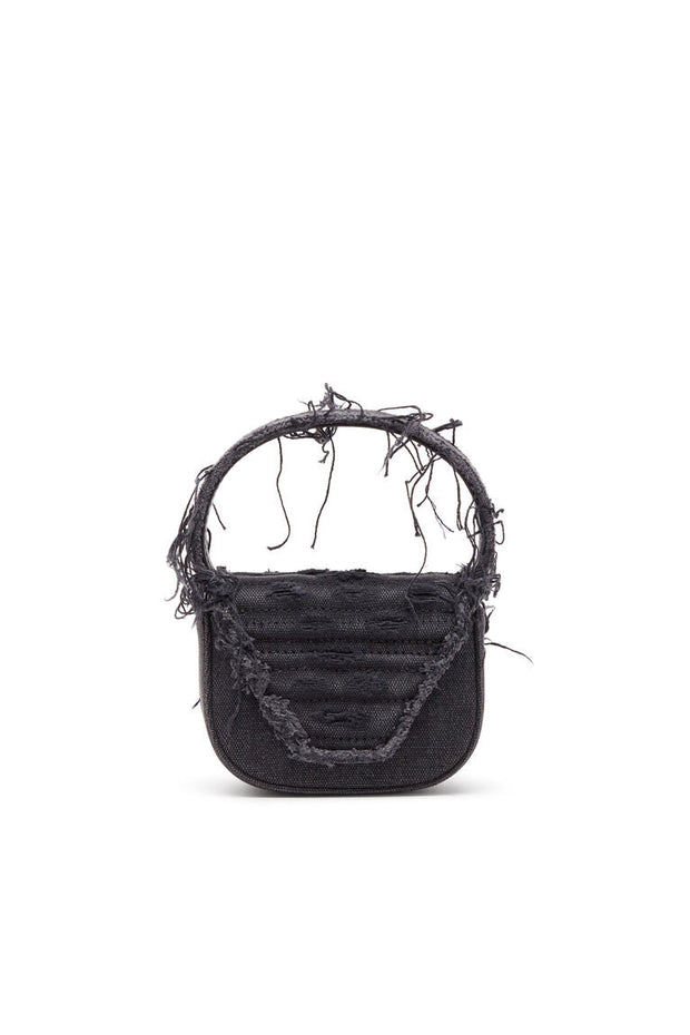 1DR XS-Iconica mini bag in tela e pelle