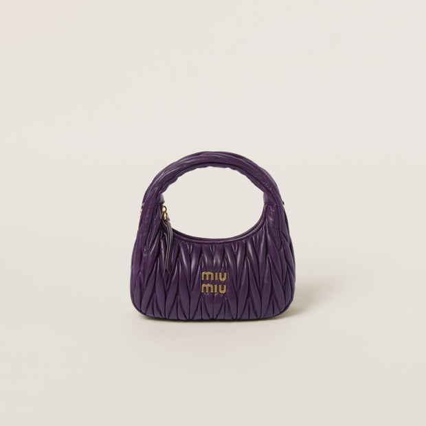 Borsa hobo Wander in nappa matelassé