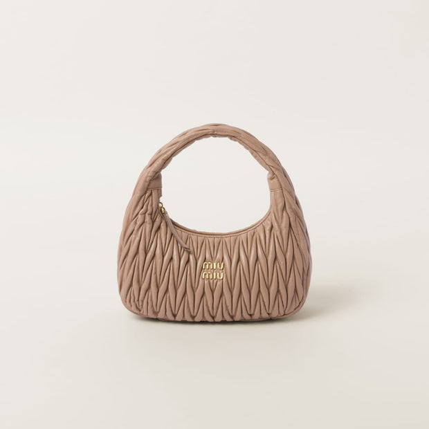 Borsa hobo Wander in nappa matelassé