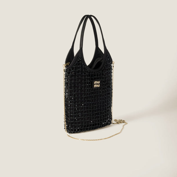 Borsa IVY in duchesse con perline