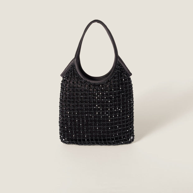 Borsa IVY in duchesse con perline