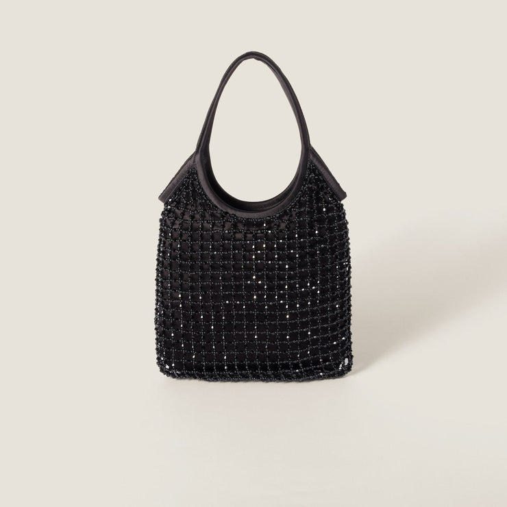 Borsa IVY in duchesse con perline